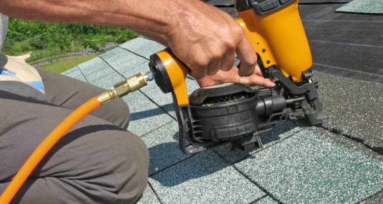 nailing roof tiles