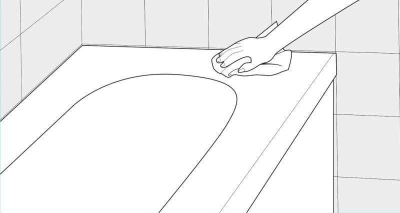 how to seal a shower tray step 3