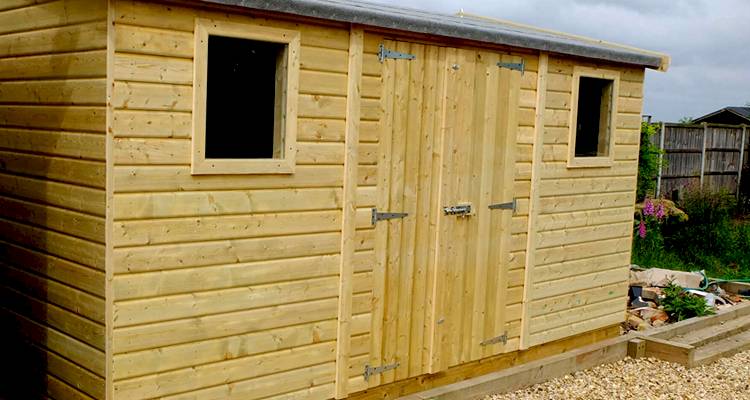 Timber shed