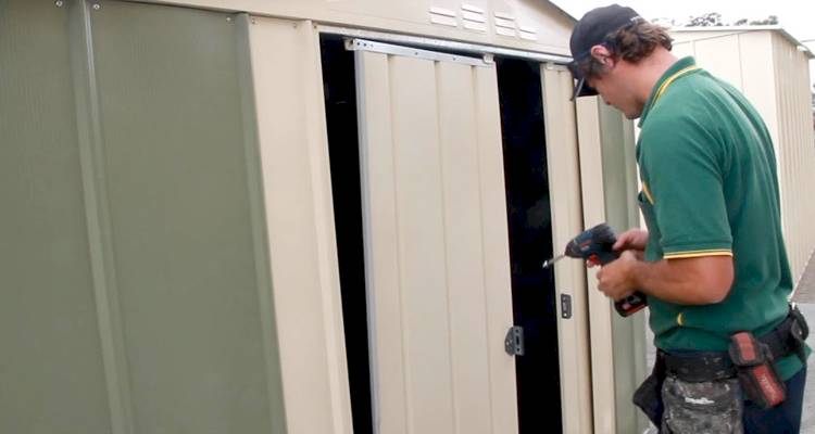 Shed door repair