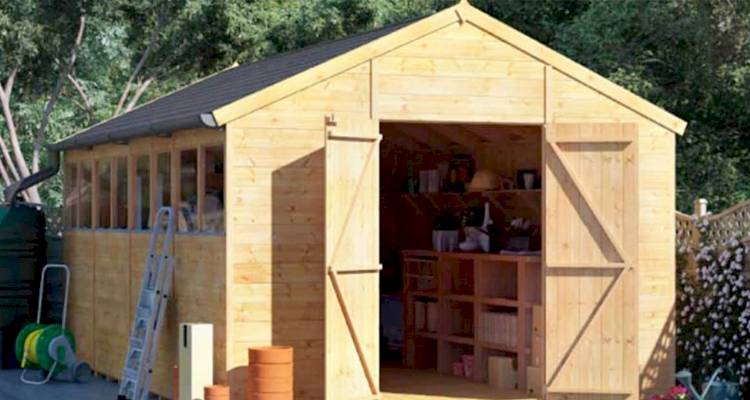 Timber shed