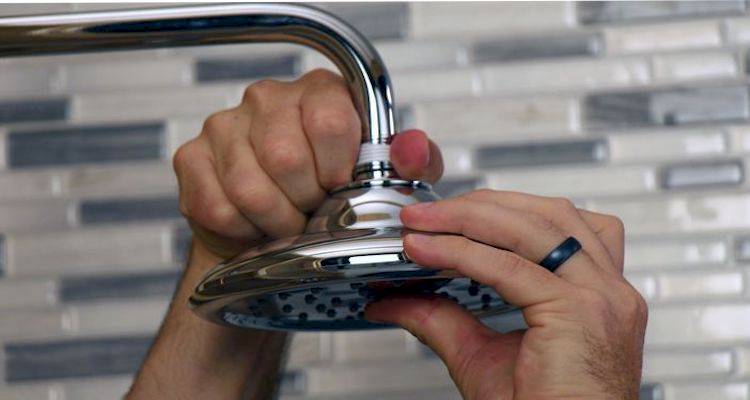 Close up shower