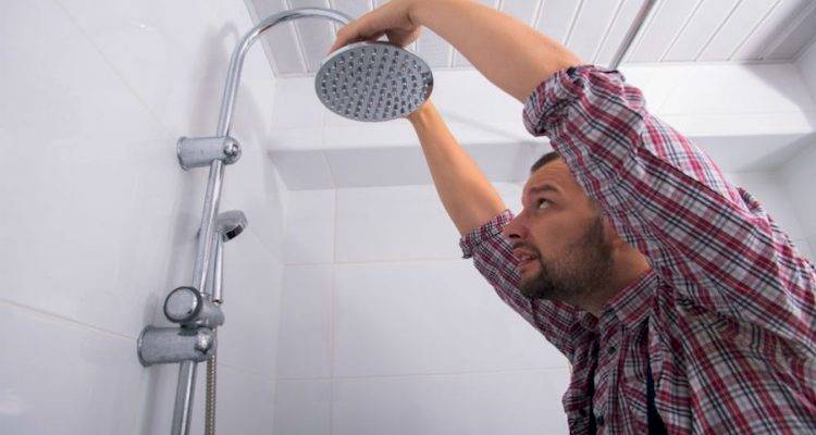 Installing shower