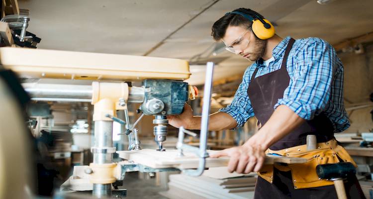 tradesman working image