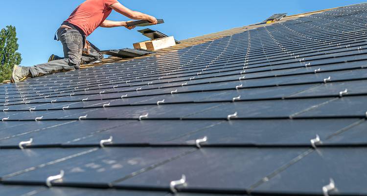 installing slate roof