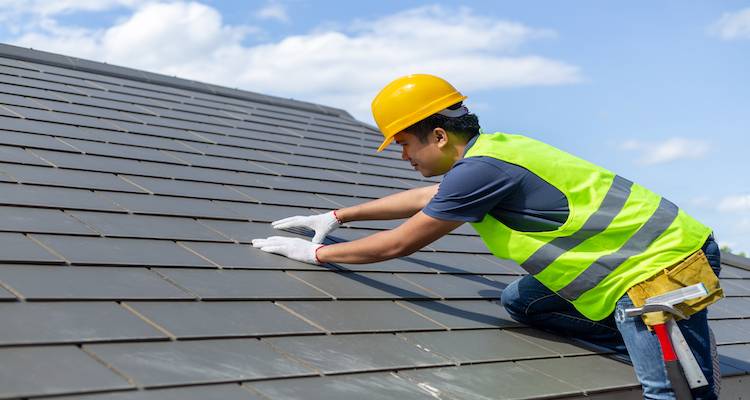 installing roof