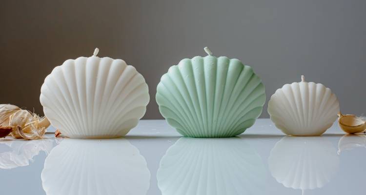 scallop candles
