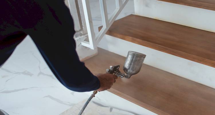 painting stairs