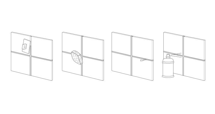 how to tile a bathroom wall step 9