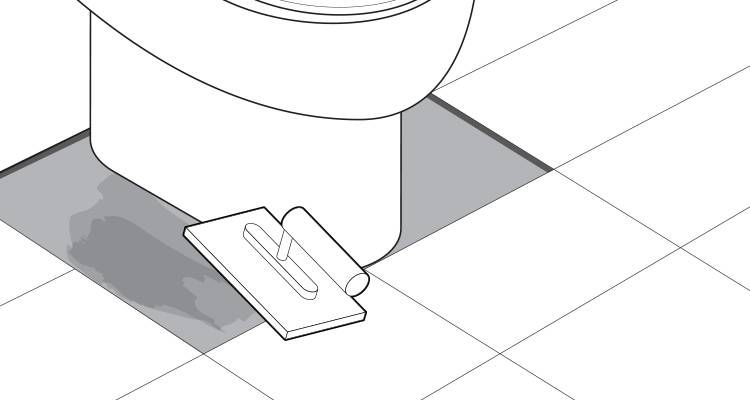 how to tile around a toilet step 14