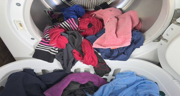 washing in drier