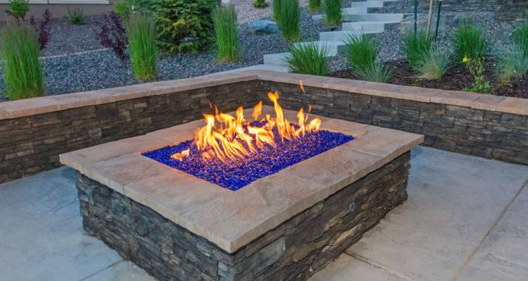 gas fire pit