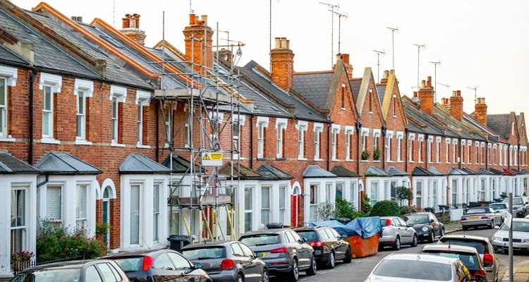 row of houses