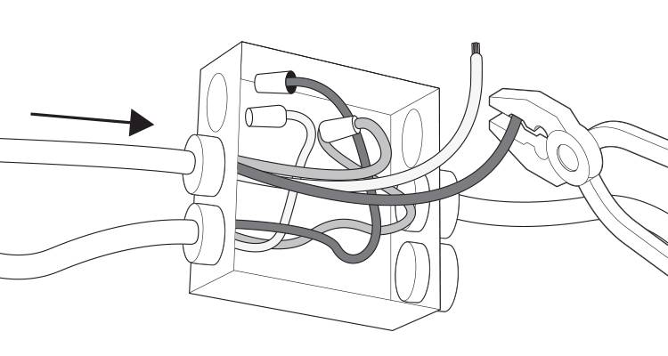 how to wire a ceiling light step 3