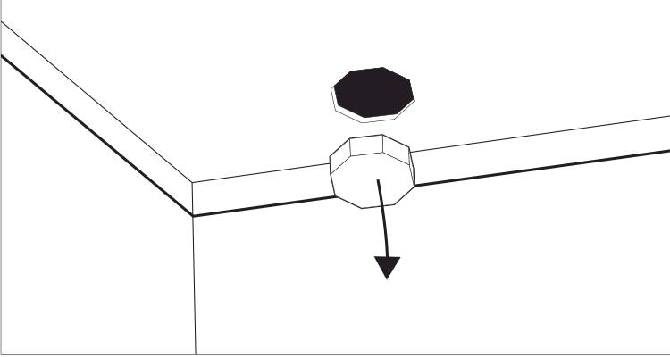 how to wire a ceiling light step 1