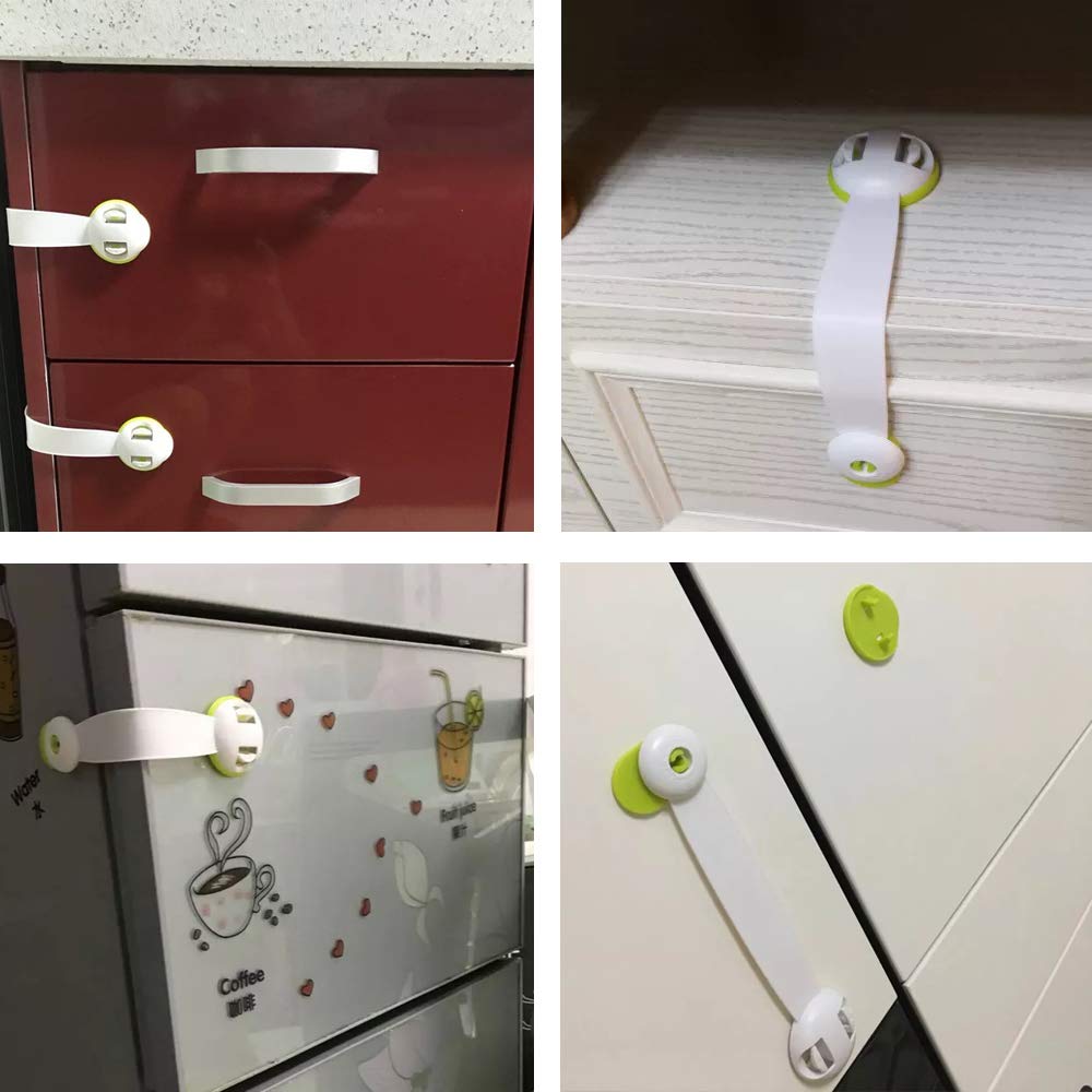 straps to keep draws and doors closed from children