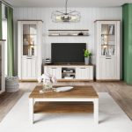uncluttered living room