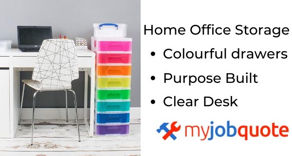 Image with office storage ideas