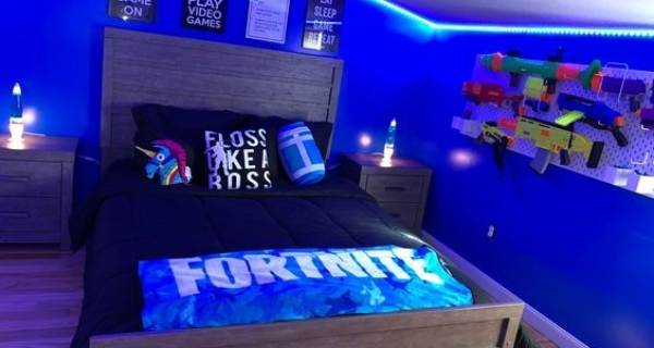 Fortnite style childs room