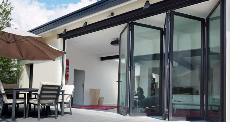 bifold door header